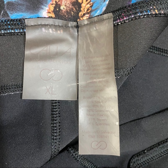 CALIA floral and black leggings - Picture 4 of 4